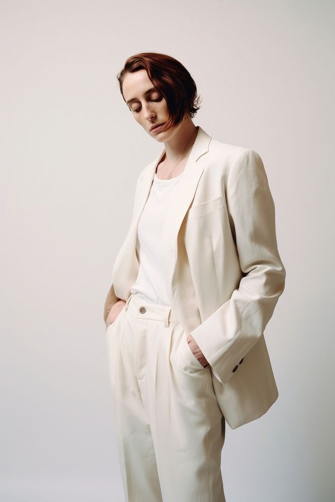 Blazer adult white coat. 