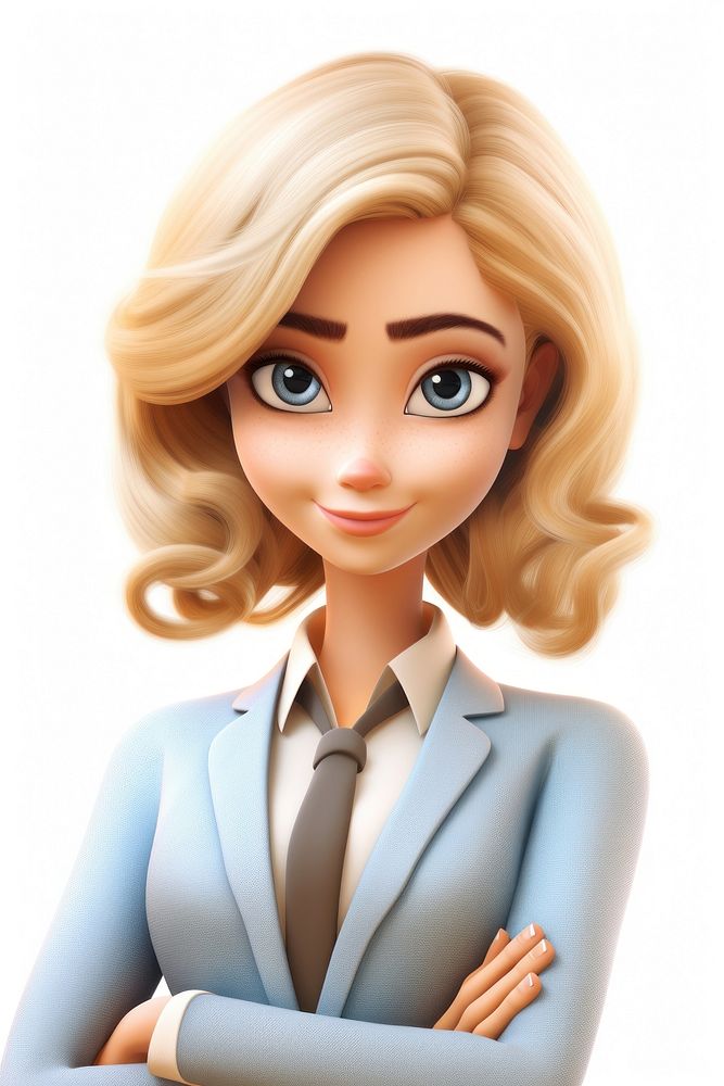 Cartoon adult woman doll. AI generated Image by rawpixel.