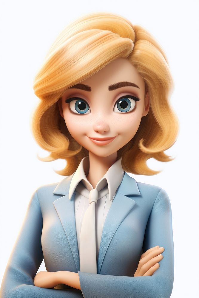 Figurine cartoon adult woman. AI generated Image by rawpixel.