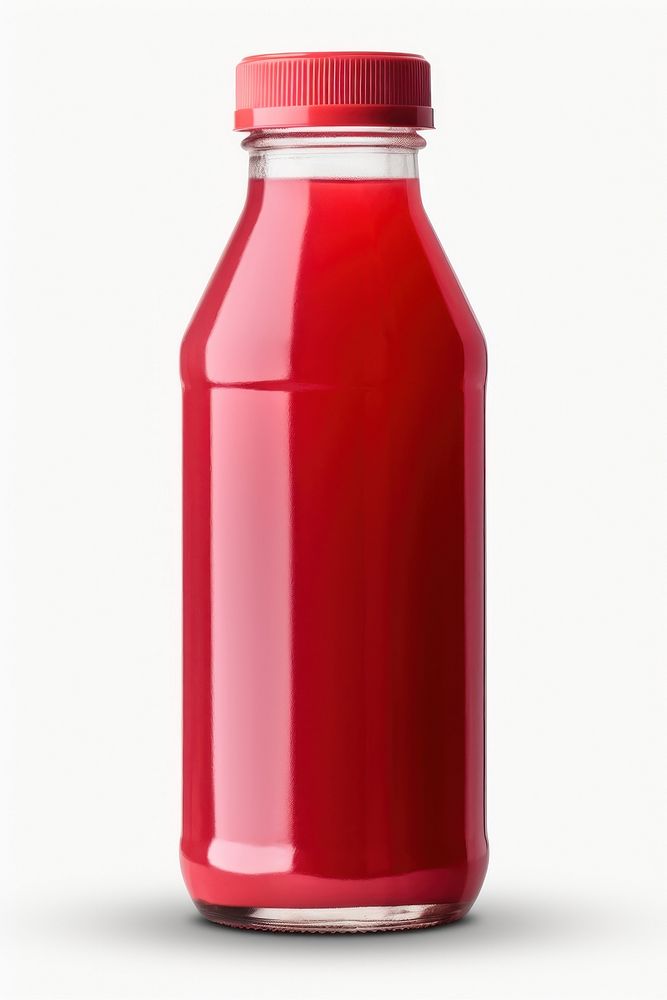 Red juice ketchup bottle drink. AI generated Image by rawpixel.