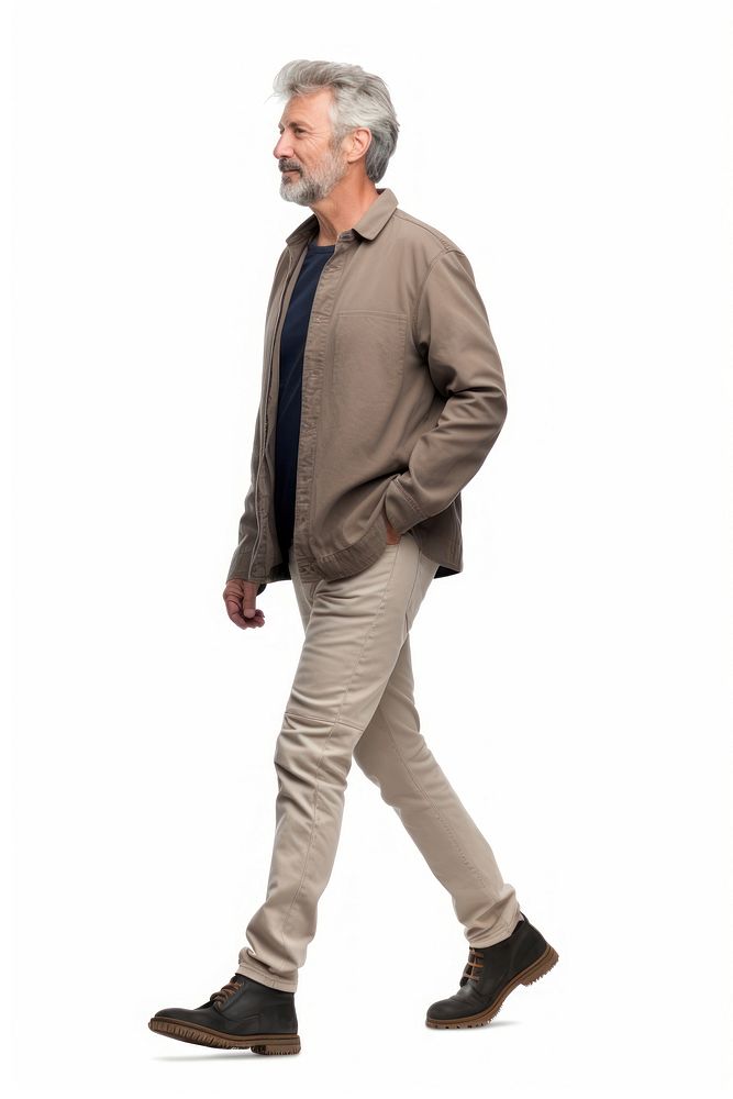 Walking footwear standing jacket. AI generated Image by rawpixel.