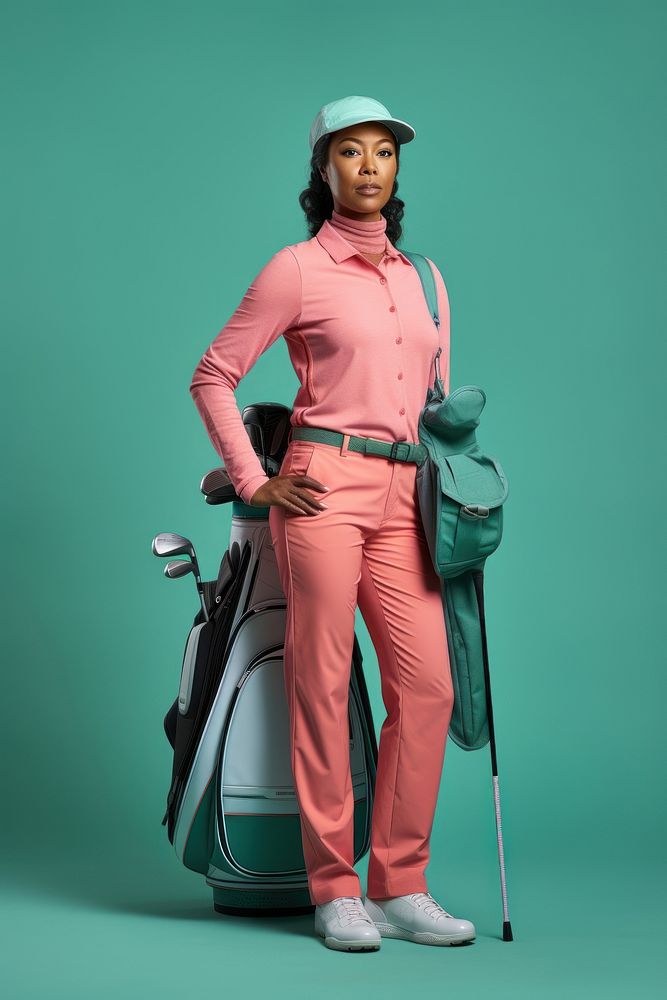Standing footwear adult golf. AI generated Image by rawpixel.