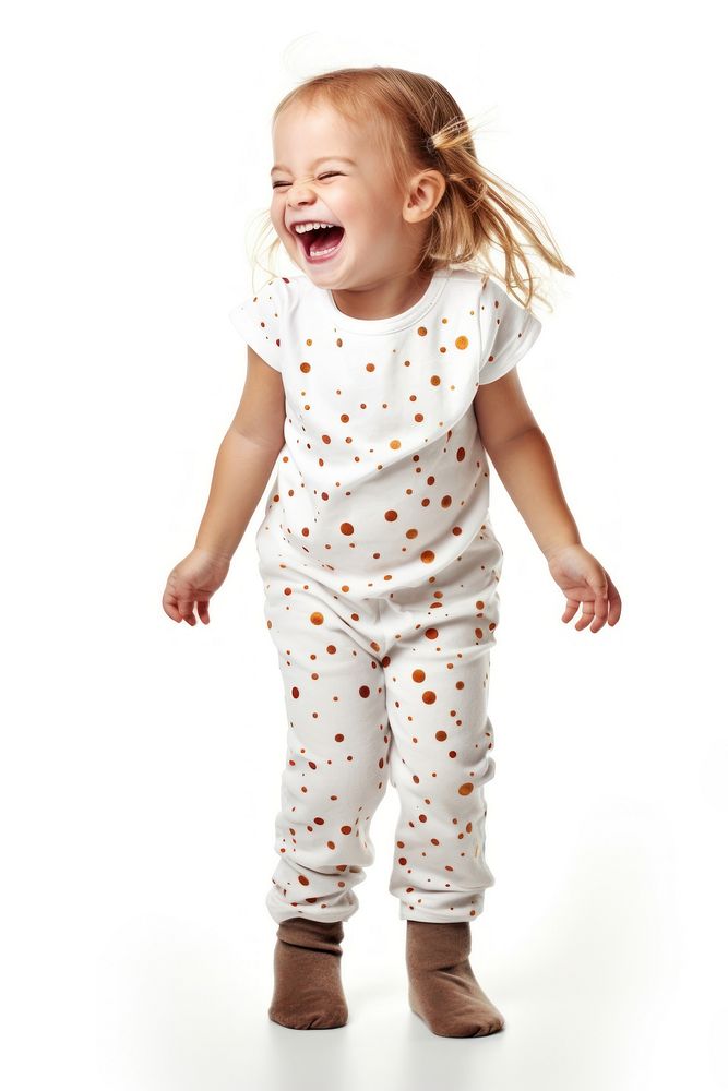 Laughing white background innocence happiness. AI generated Image by rawpixel.