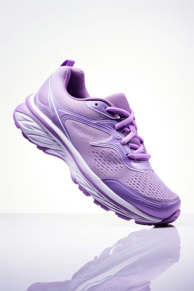 Shoe footwear lavender clothing. AI generated Image by rawpixel.