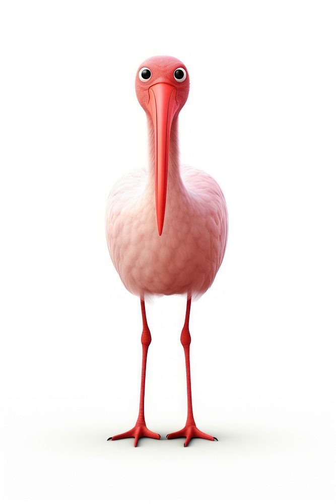 Flamingo animal bird beak. 