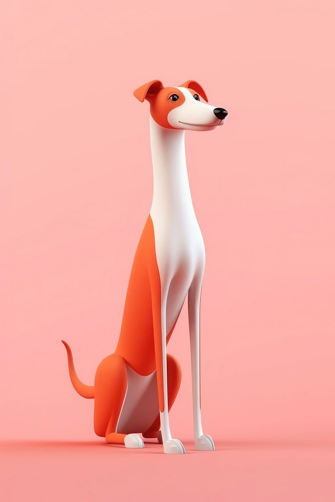 Cartoon animal mammal hound. AI generated Image by rawpixel.