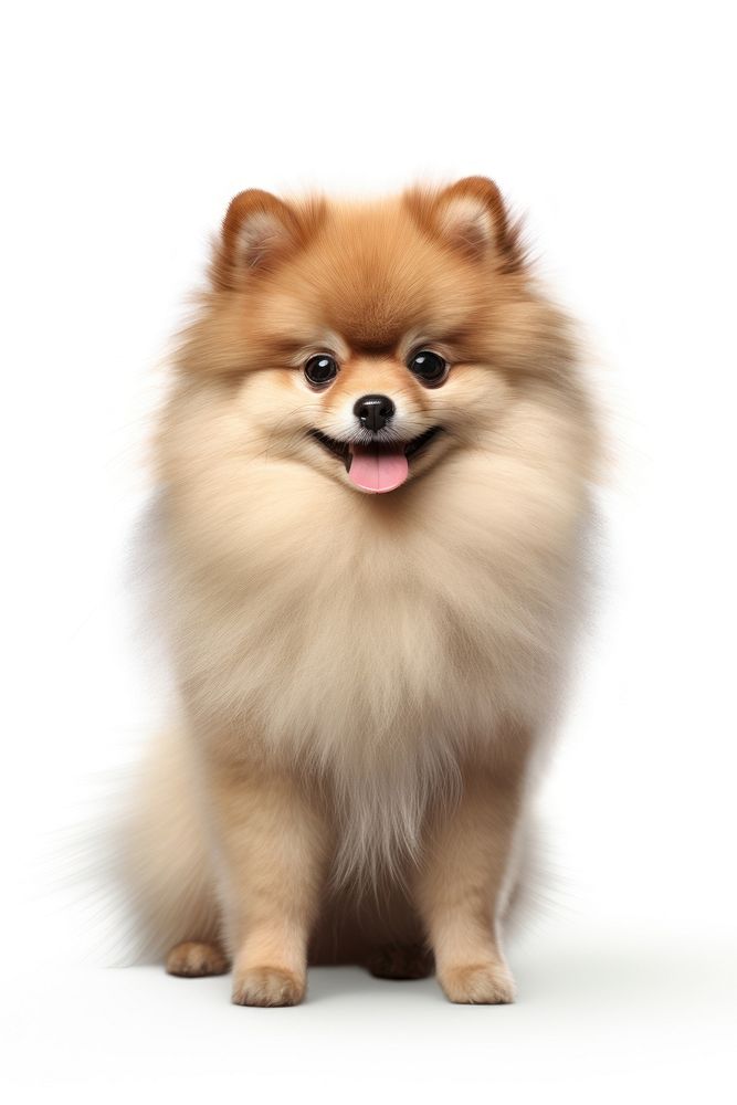 Dog pomeranian mammal animal. 