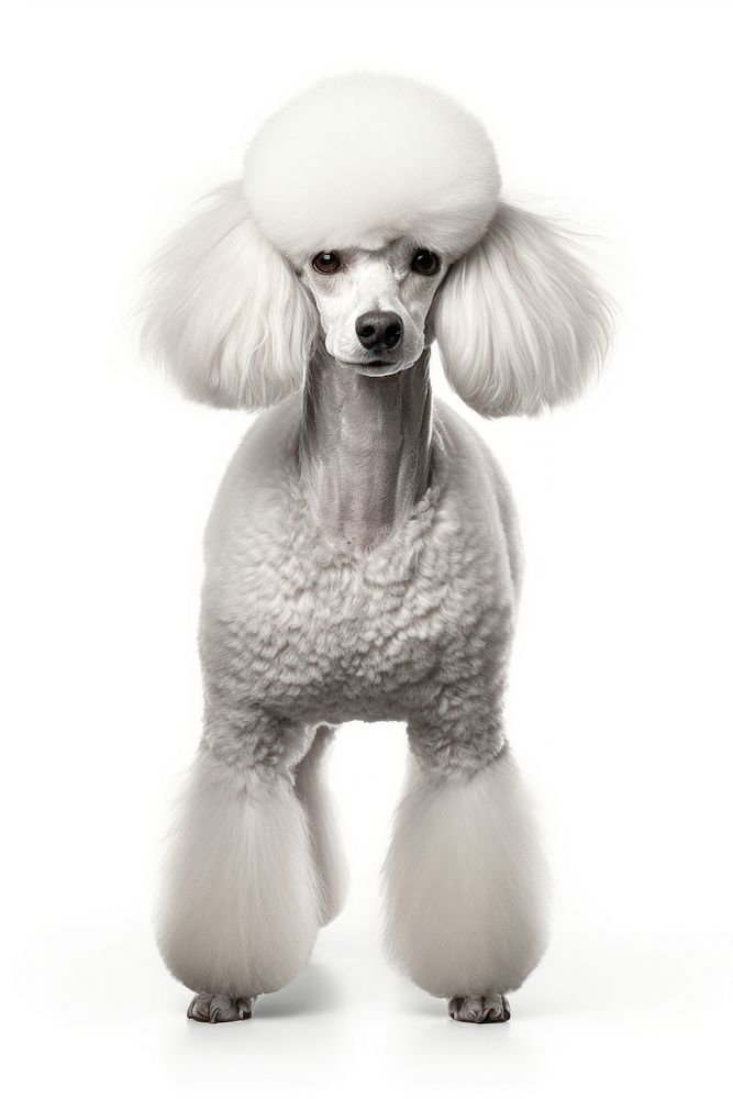 Poodle mammal animal white. AI generated Image by rawpixel.