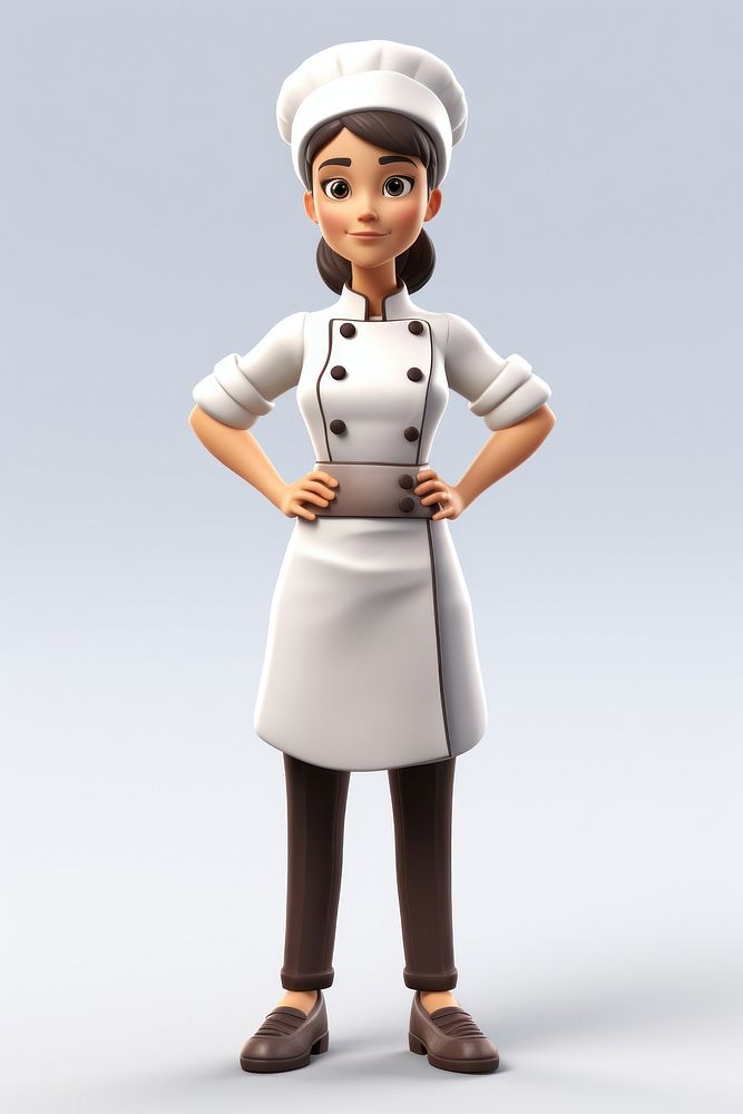 Figurine female adult chef. AI generated Image by rawpixel.
