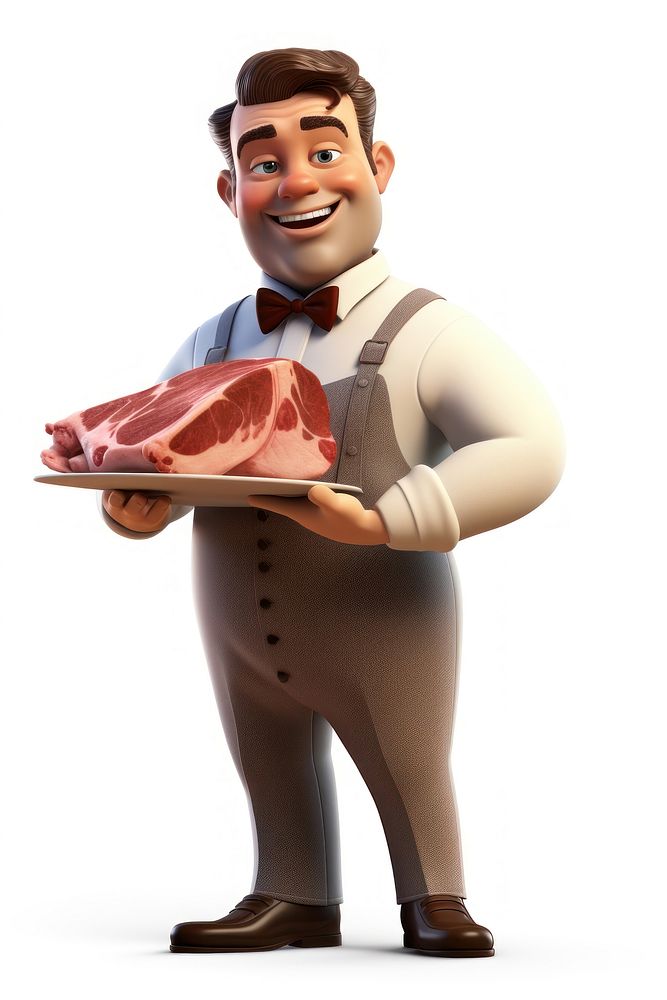 Figurine food meat slaughterhouse. AI generated Image by rawpixel.