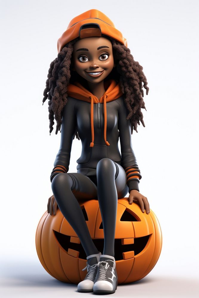 Halloween smiling cartoon toy. AI generated Image by rawpixel.
