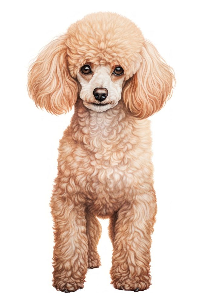 Poodle mammal animal pet. AI generated Image by rawpixel.