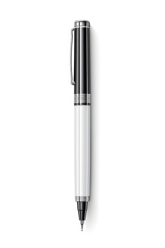 Pen white background silver glass. AI generated Image by rawpixel.