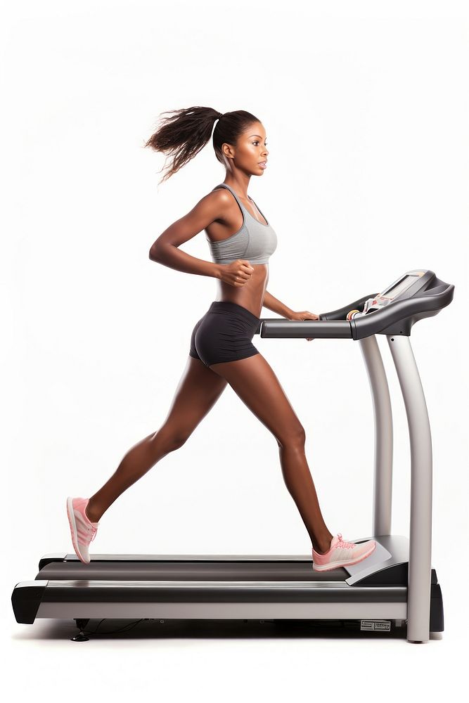 Gym treadmill running sports. AI generated Image by rawpixel.