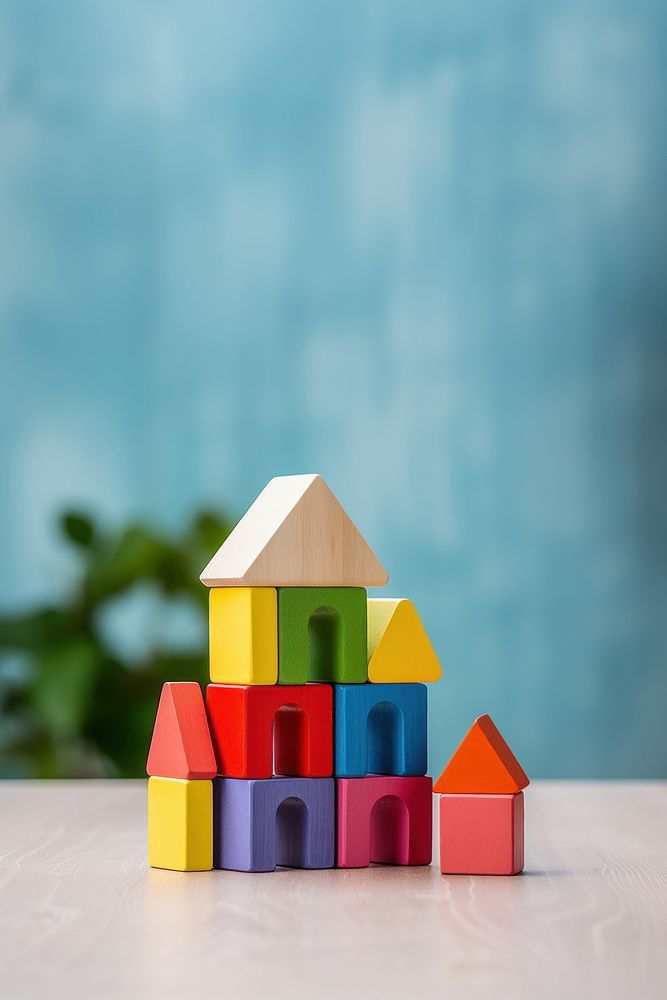 Toy building house construction. AI generated Image by rawpixel.