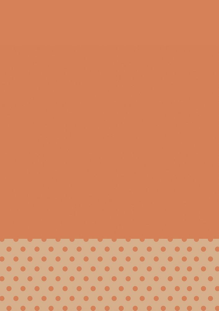 Orange polka dot background design