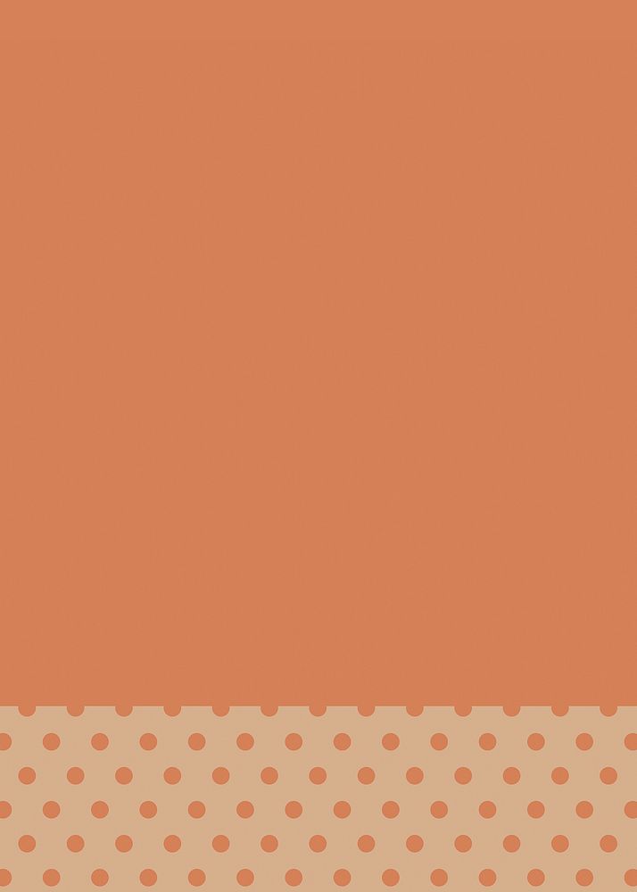 Orange polka dot background design