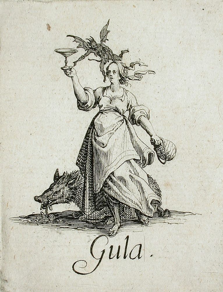 Gluttony by Jacques Callot
