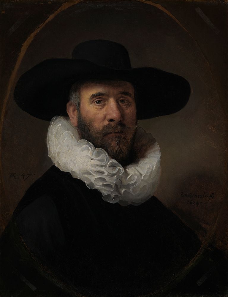 Portrait of Dirck Jansz. Pesser by Rembrandt Harmensz van Rijn
