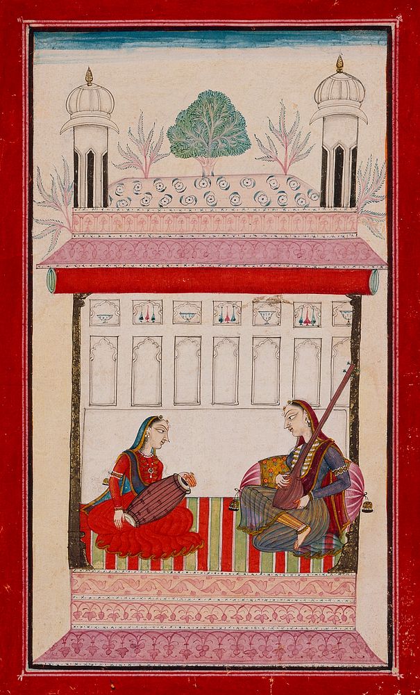 Karnati Ragini, Folio from a Ragamala (Garland of Melodies)