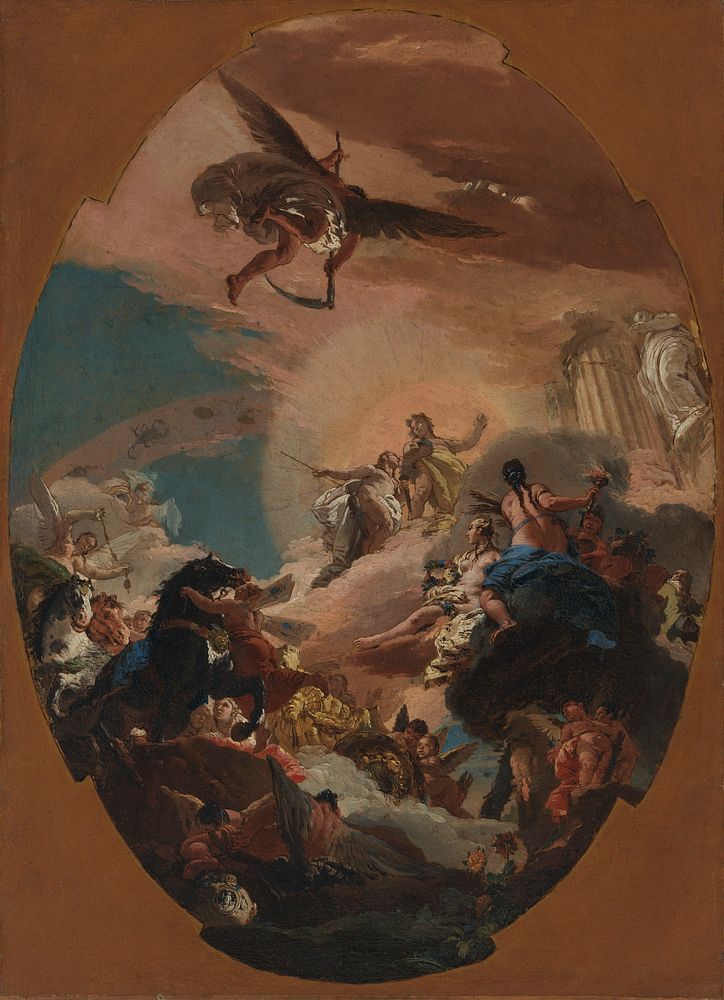 Apollo and Phaethon by Giovanni Battista Tiepolo