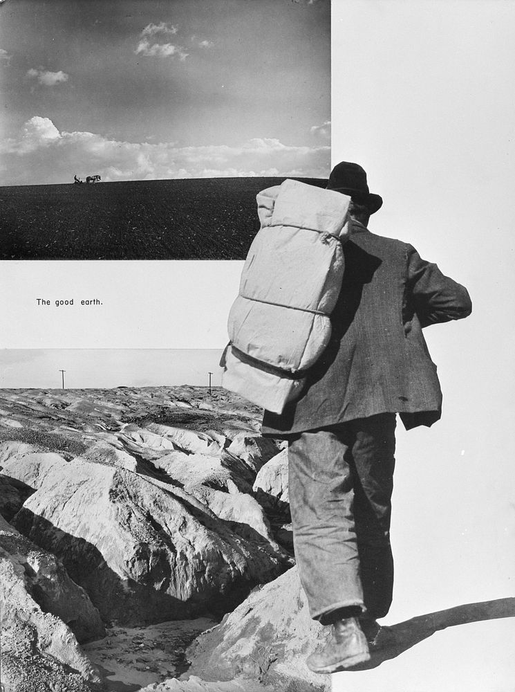 Experimental photo panel prepared by Edwin Rosskam in 1940. Sourced from the Library of Congress.