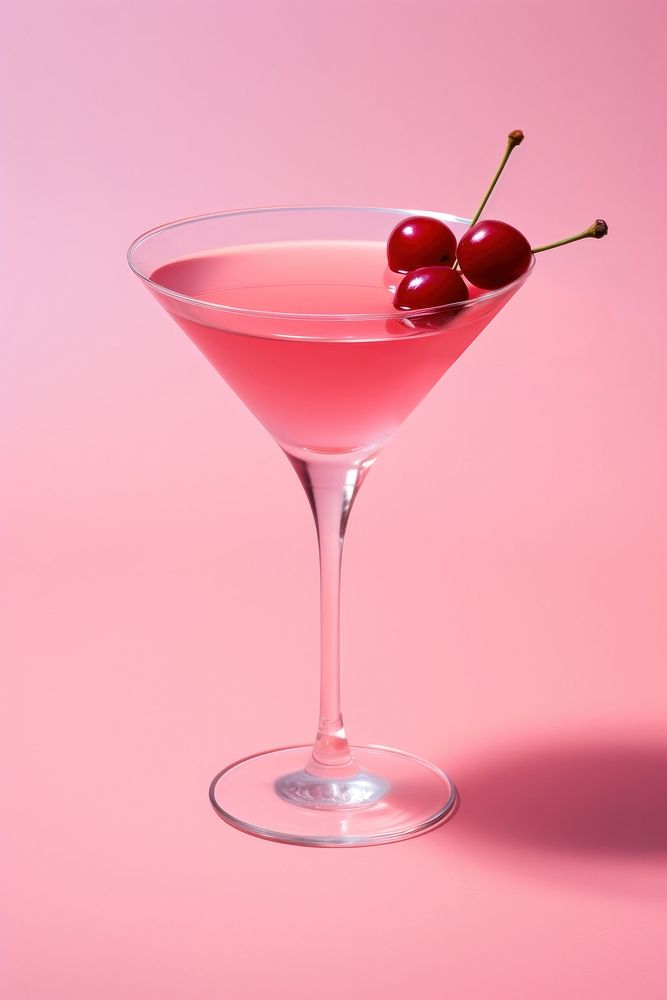 Food cosmopolitan cocktail martini. AI generated Image by rawpixel.