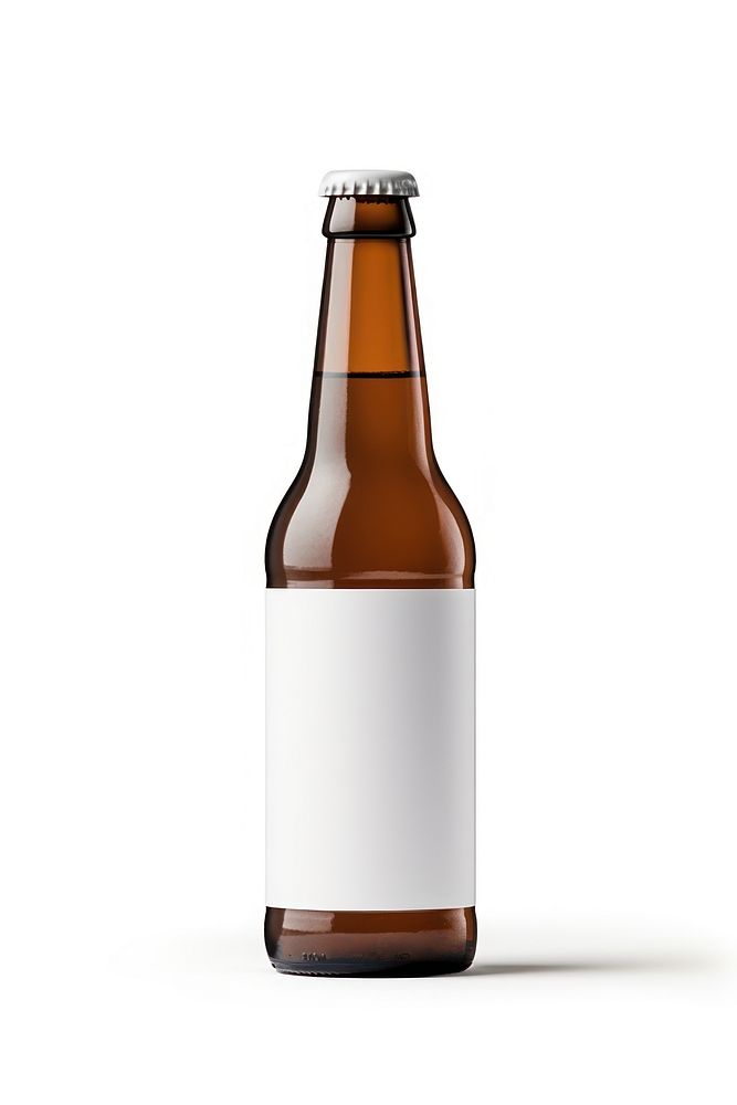 Bottle beer label drink. AI generated Image by rawpixel.