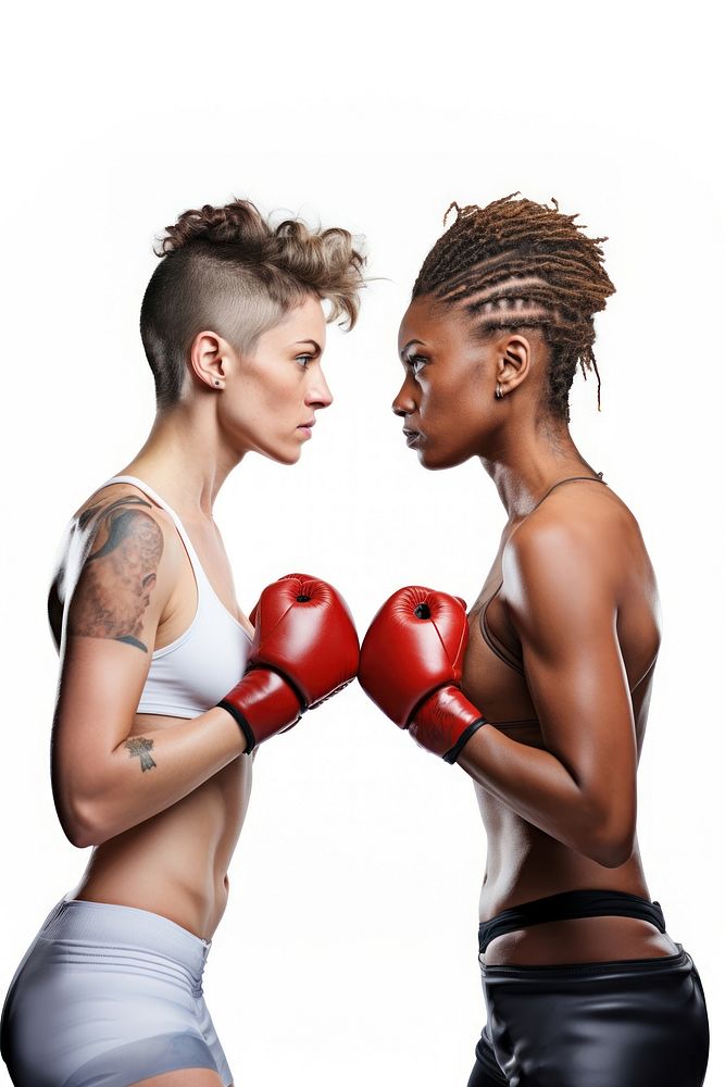 Punching boxing portrait sports. AI generated Image by rawpixel.