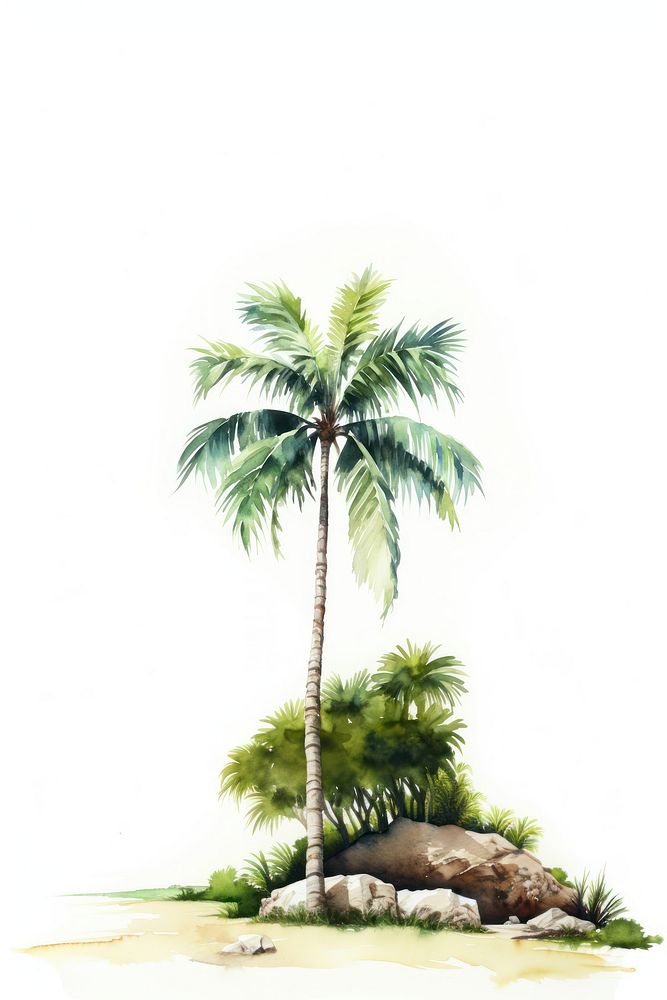 Tree outdoors tropical nature. AI generated Image by rawpixel.