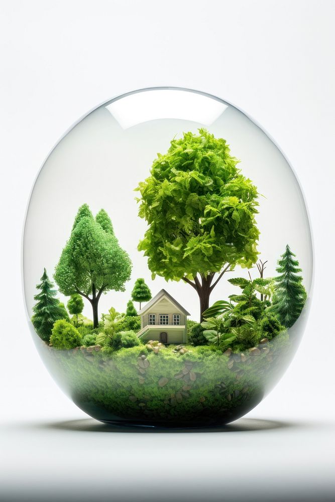 Sphere nature plant green. AI generated Image by rawpixel.