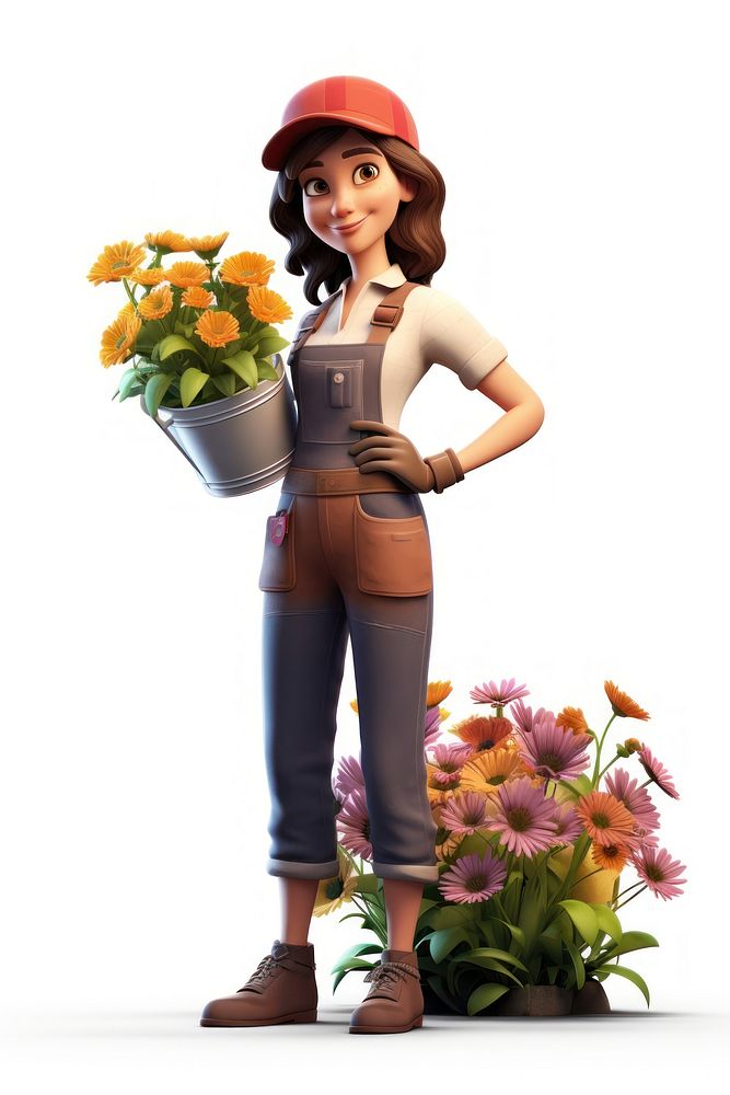 Flower female adult plant. AI generated Image by rawpixel.
