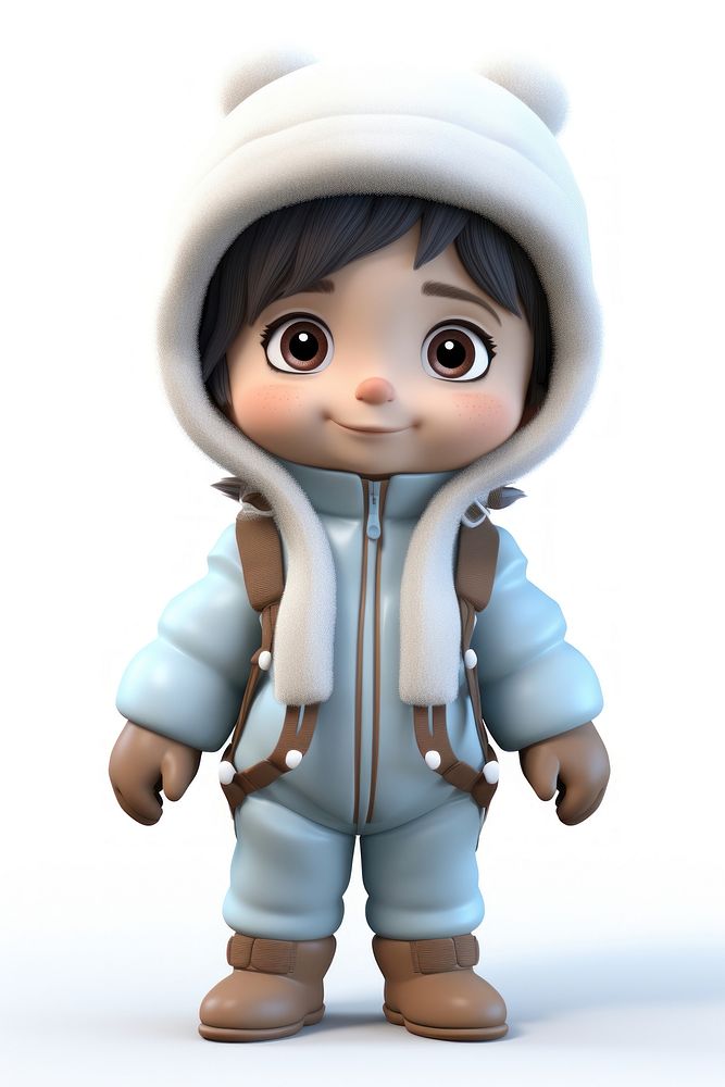 Cartoon doll cute toy. AI generated Image by rawpixel.