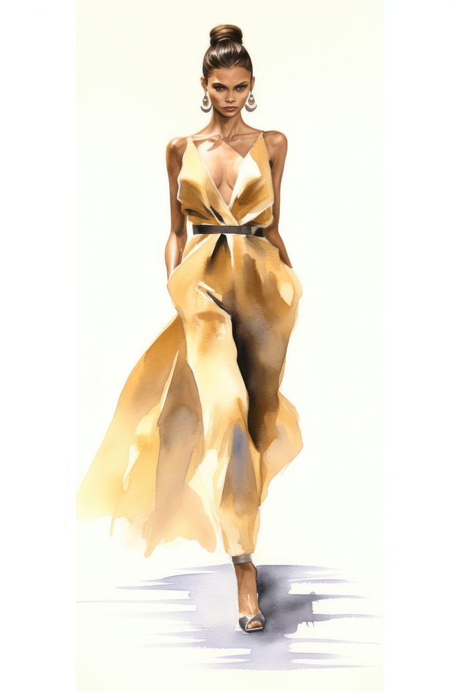 Fashion dress adult gown. AI generated Image by rawpixel.