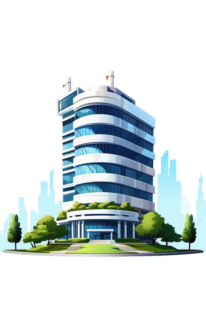 Building architecture office tower. AI generated Image by rawpixel.