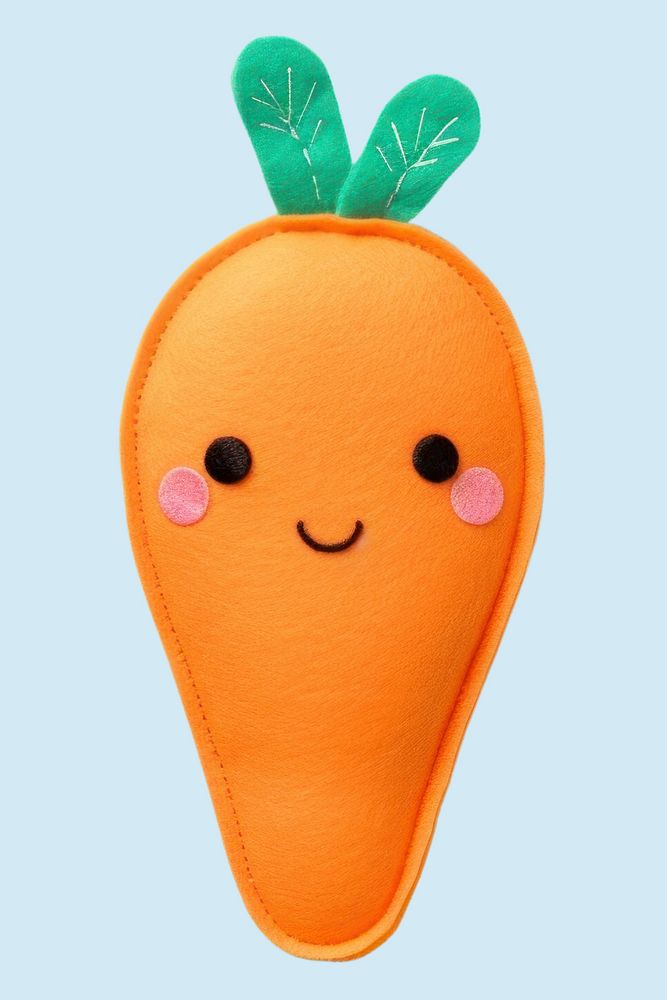 Carrot vegetable cartoon food. AI generated Image by rawpixel.