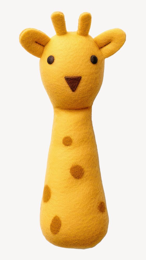 Toy giraffe plush cute. AI generated Image by rawpixel.