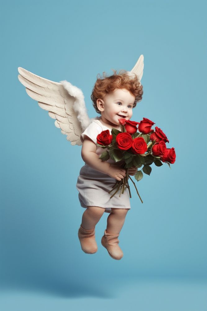Rose baby flower cute. AI generated Image by rawpixel.