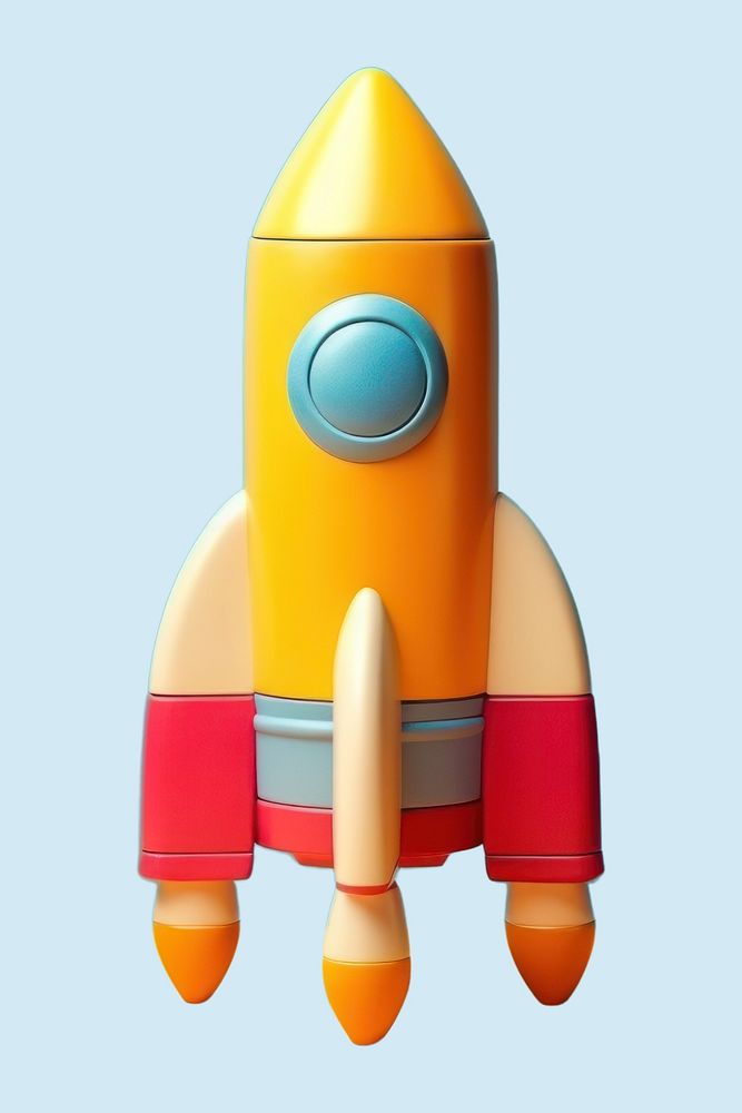 Rocket toy spaceplane spacecraft. AI generated Image by rawpixel.