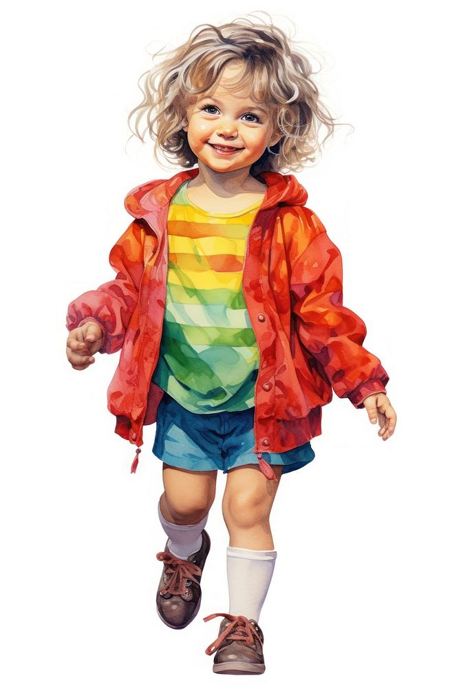 Footwear portrait costume toddler. AI generated Image by rawpixel.