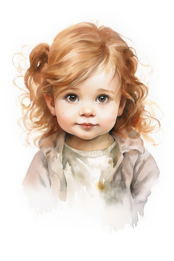 Portrait toddler doll baby. AI generated Image by rawpixel.