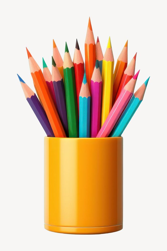 Pencil creativity variation education. AI generated Image by rawpixel.