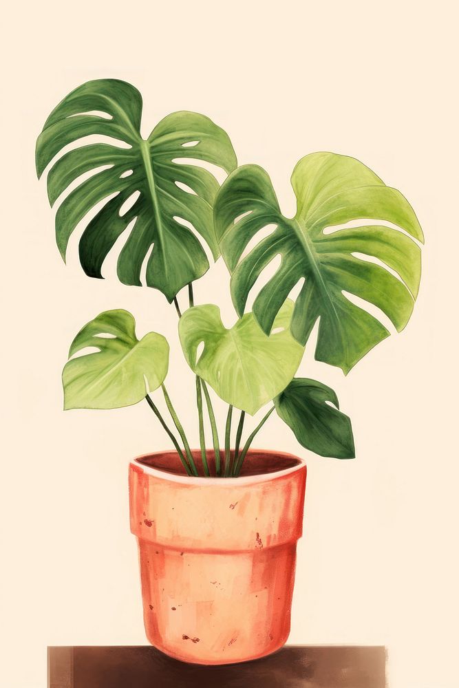 Plant houseplant leaf freshness. AI generated Image by rawpixel.