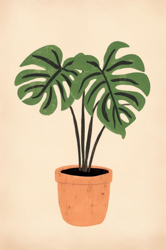 Plant houseplant leaf flowerpot. AI generated Image by rawpixel.