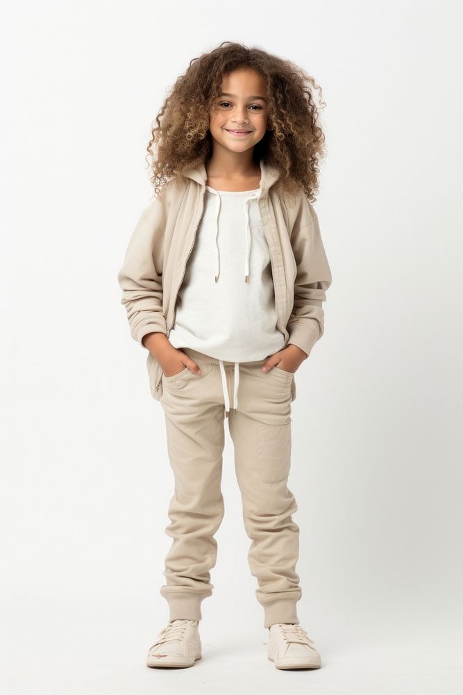 Sweatshirt standing sleeve child. AI generated Image by rawpixel.