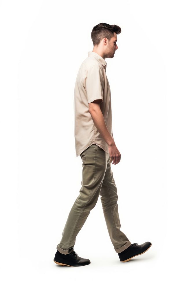 Walking footwear portrait standing. AI generated Image by rawpixel.