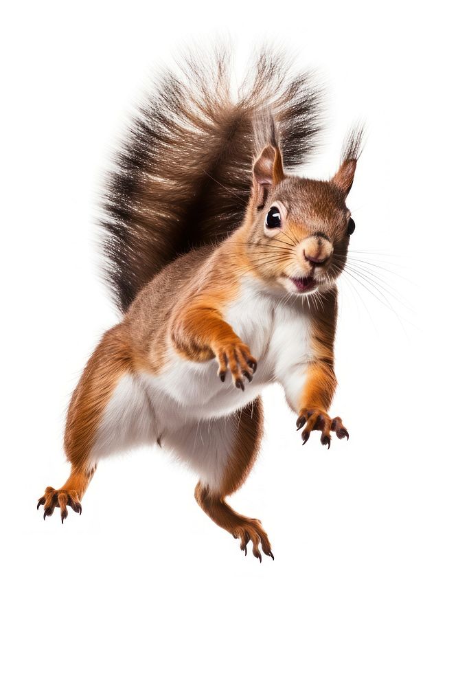 Squirrel animal mammal rodent. AI generated Image by rawpixel.