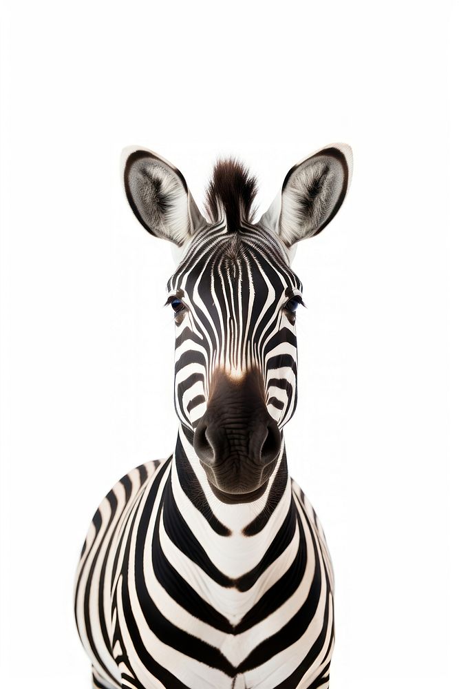 Zebra wildlife portrait animal. AI generated Image by rawpixel.