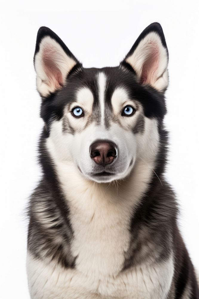 Portrait mammal animal husky. AI generated Image by rawpixel.