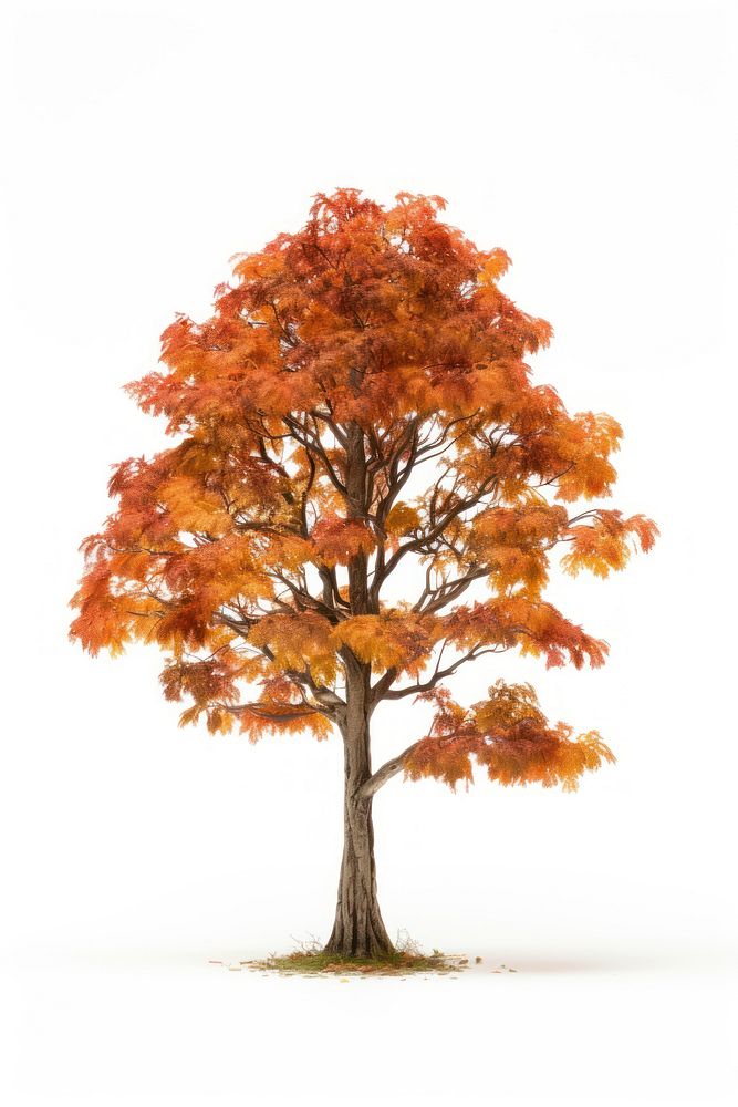 Tree autumn plant maple. AI generated Image by rawpixel.